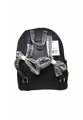 Black artificial leather china Bag pack