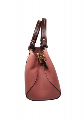 Pink artificial leather china Party bag