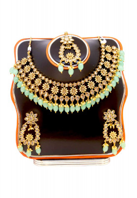 Gold plate Joypuri necklace
