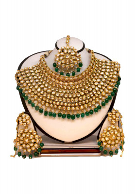 Gold platted Joypuri kontho necklace
