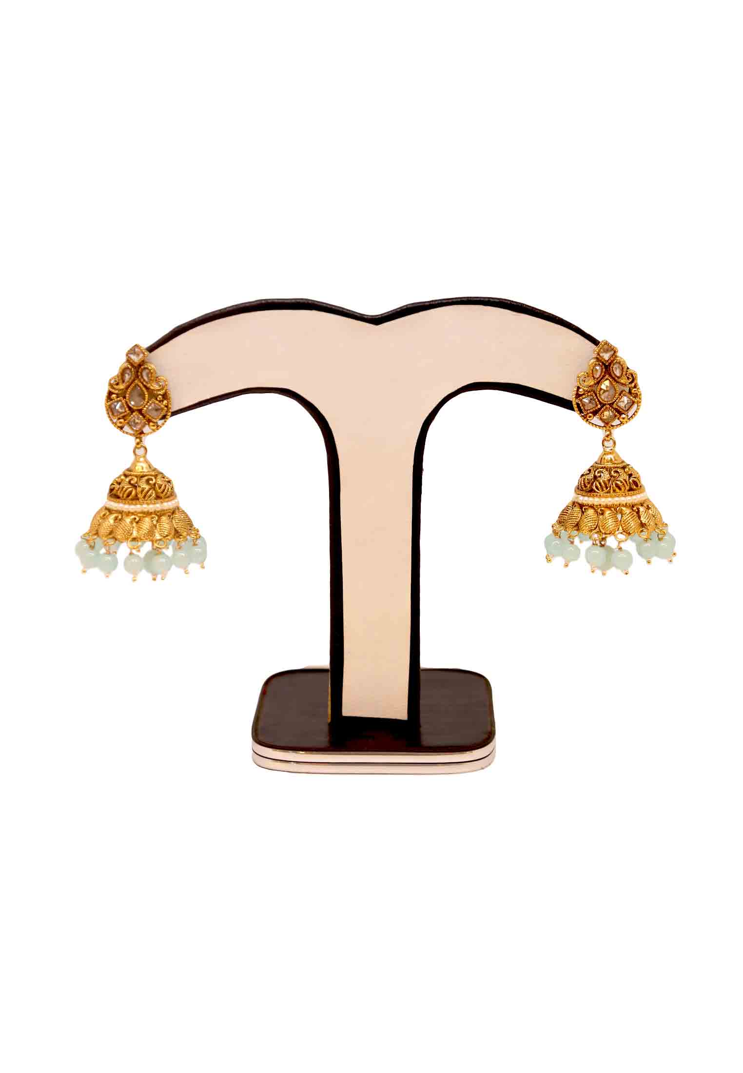 Golden Joypuri jhumka 