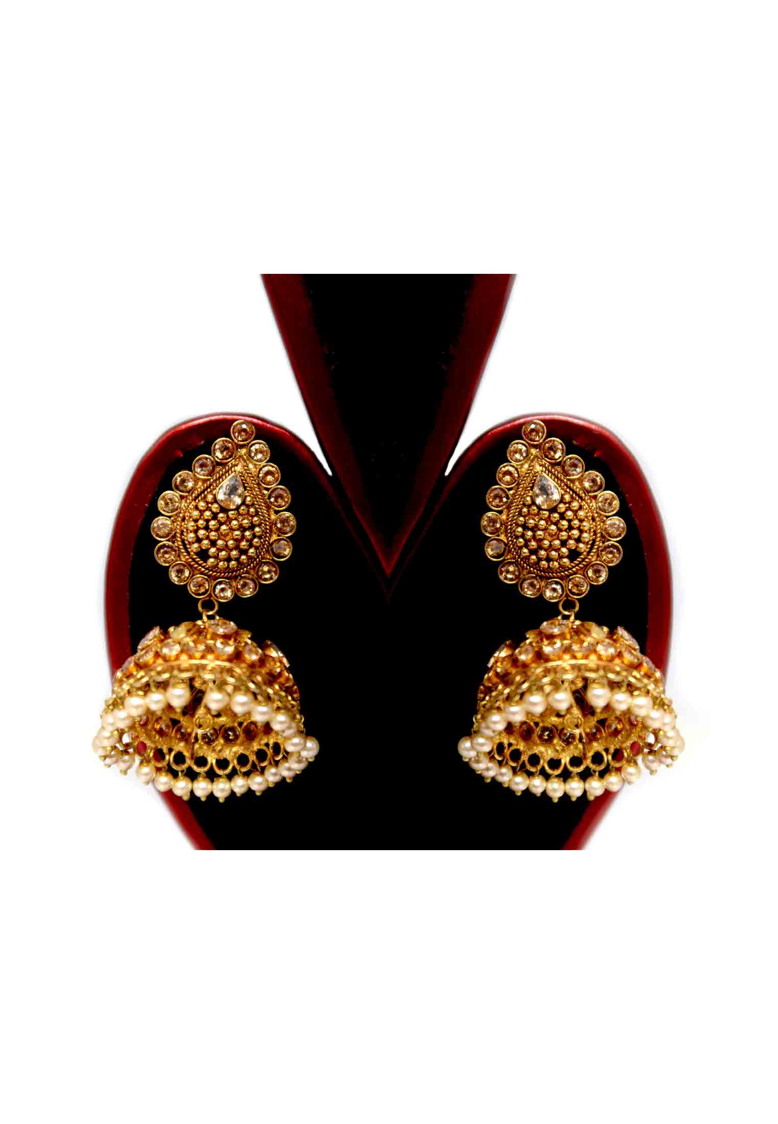 Desi Golden Stone Sita with earring  