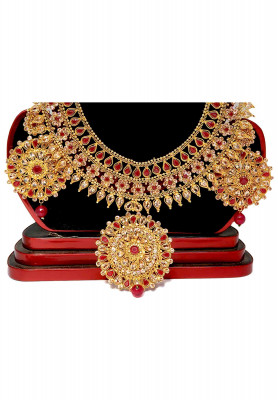 Desi Marble Sita  har with jorwa necklace  