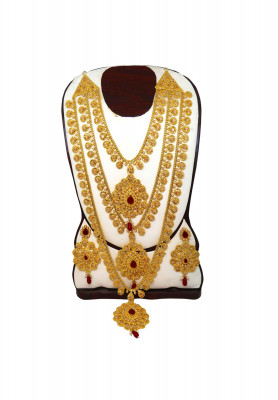 Dana work gold copper Seta har necklace