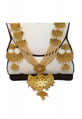 Katai work Sita har & necklace with ear ring