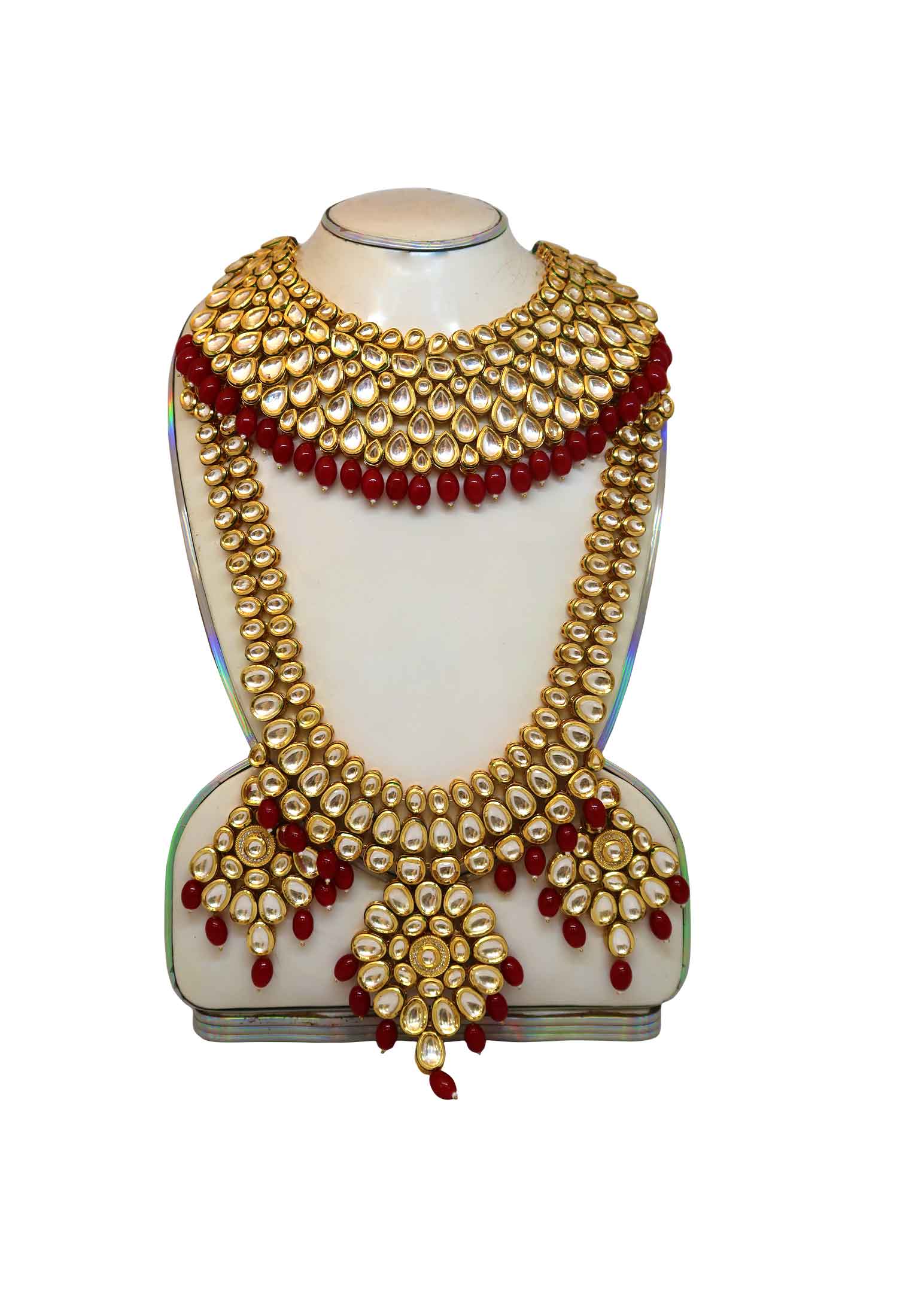 Biye Bazaar | Indian joupuri Sita har & necklace with ear ring