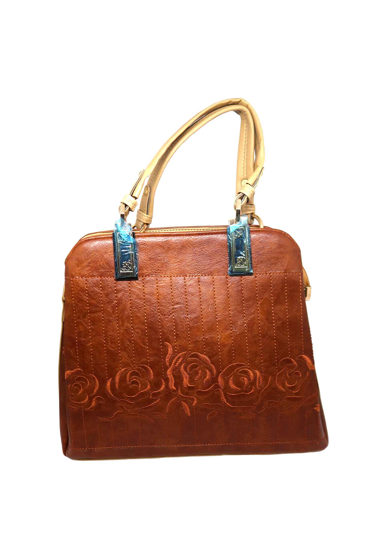 Brown Artificial leather Party bag