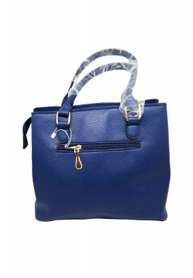 Navy blue Artificial leather  Party bag