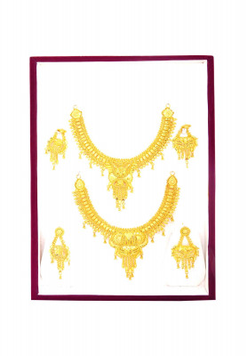 Double Hasly Necklace Set