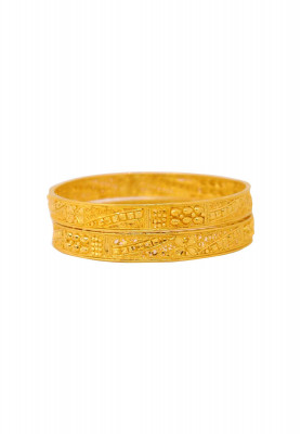 Gold Plated Round shape churi