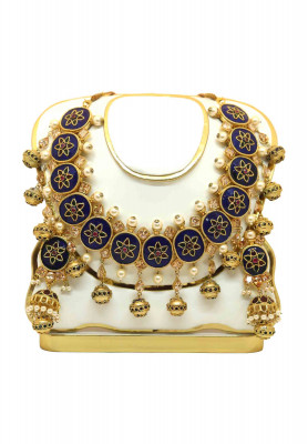 Traditional Meena Necklace Set