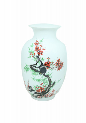 Print Ceramic Flower vase