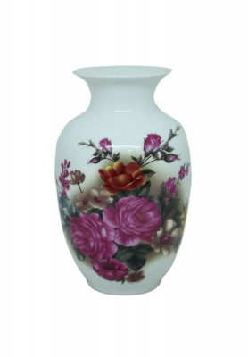 Rose Design Ceramic Flower vase