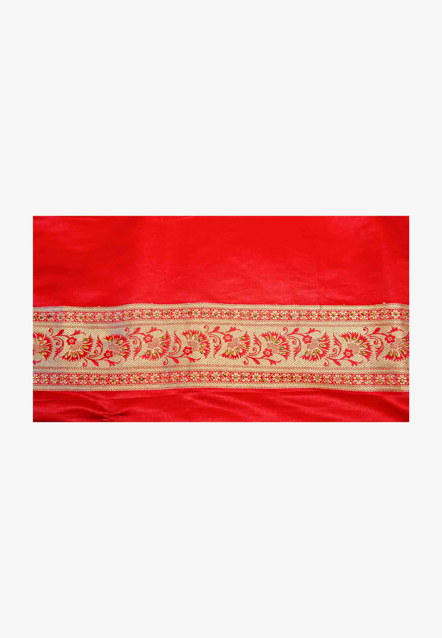 Pure Benarasi Katan (Red)