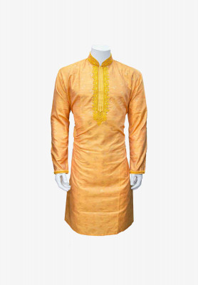 Indian Stylist  Orange Panjabi