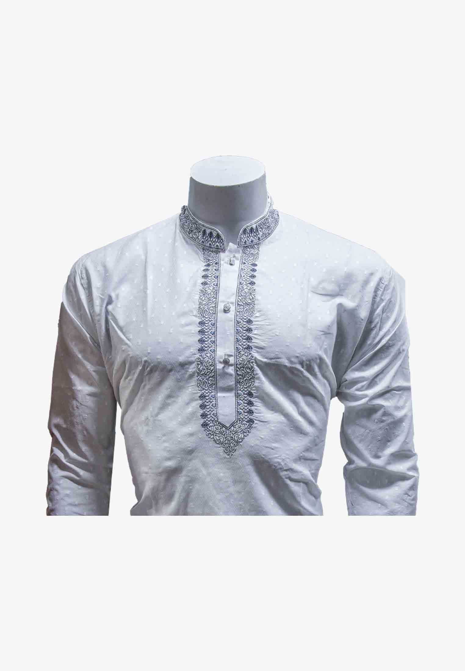  Indian Party Gray Panjabi 