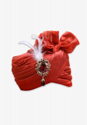 Red Colored Wedding Pagri