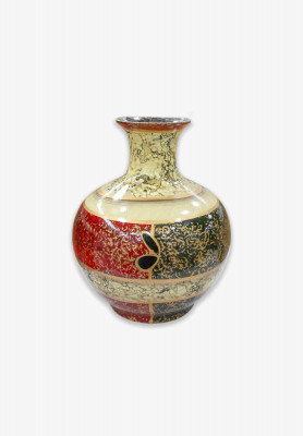 Colorful Chinese Flower Vase