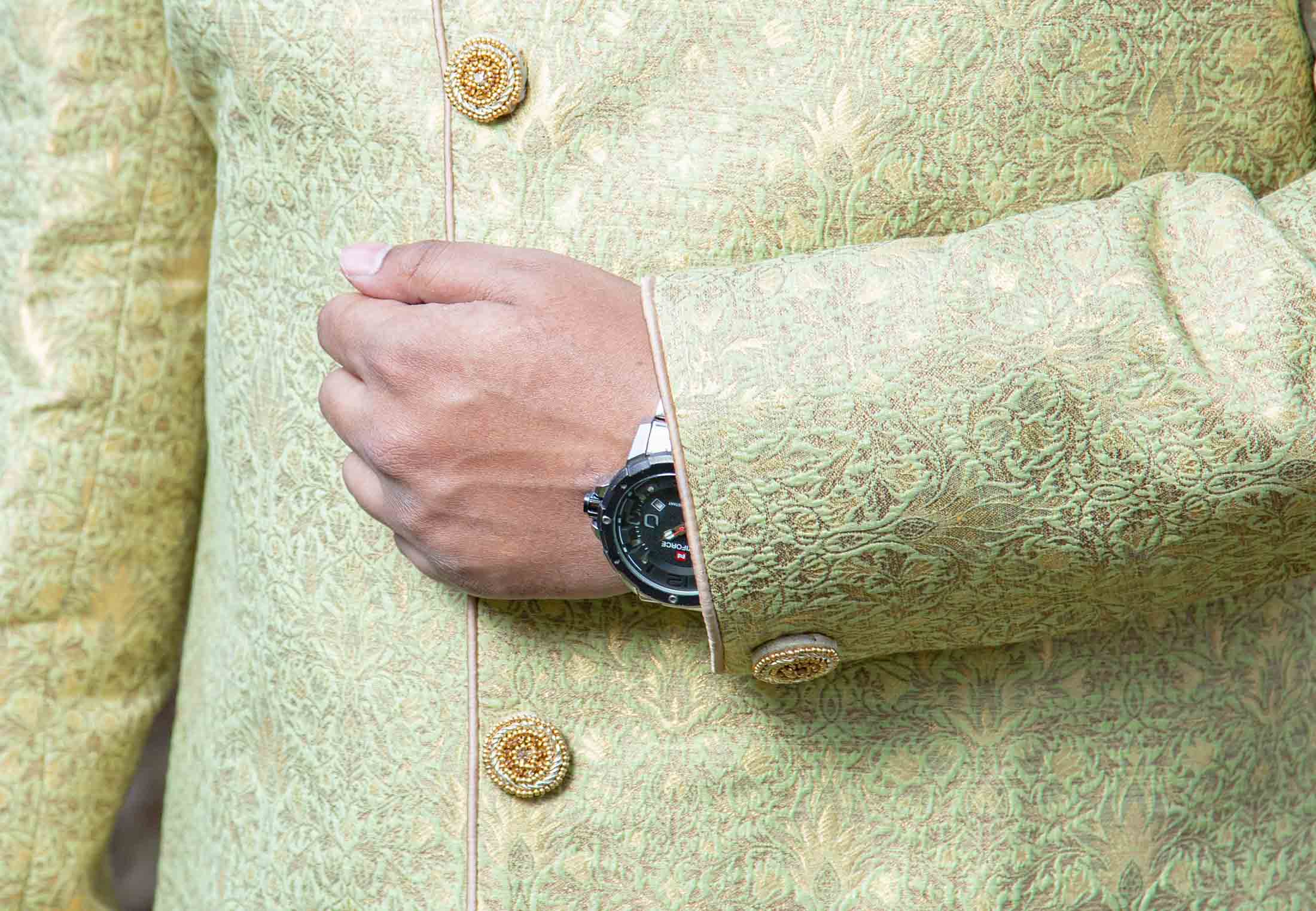 Light Green Color Sherwani for Rent