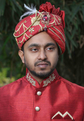 Red Color Sherwani for Rent