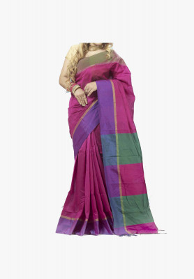 Multi-color cotton silk Saree