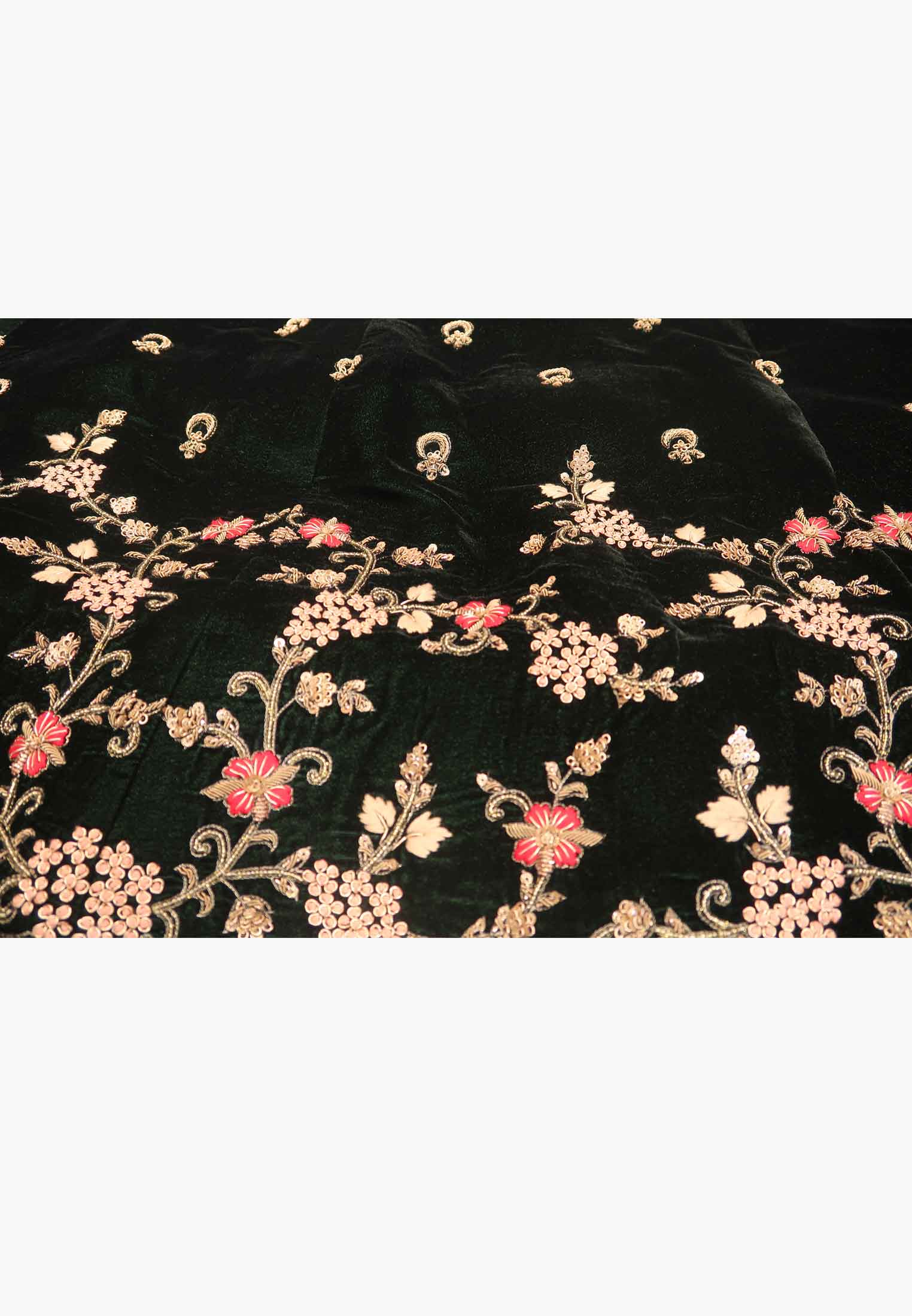 Bottle Green Lehenga