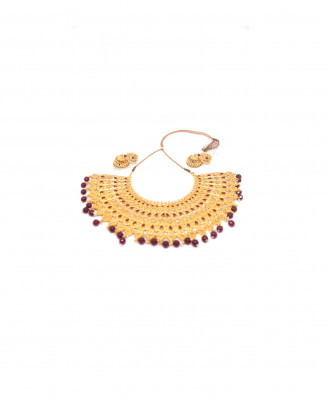 Gold Plate Party-Wedding Necklace Set