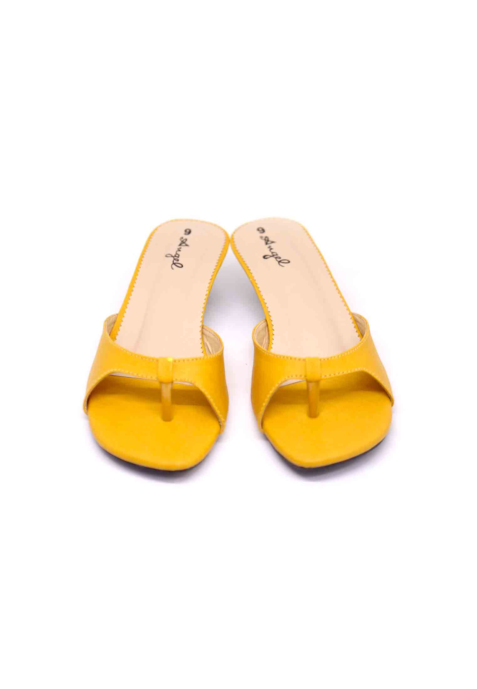 Black-yellow-red-maroon Regular pencil heel 