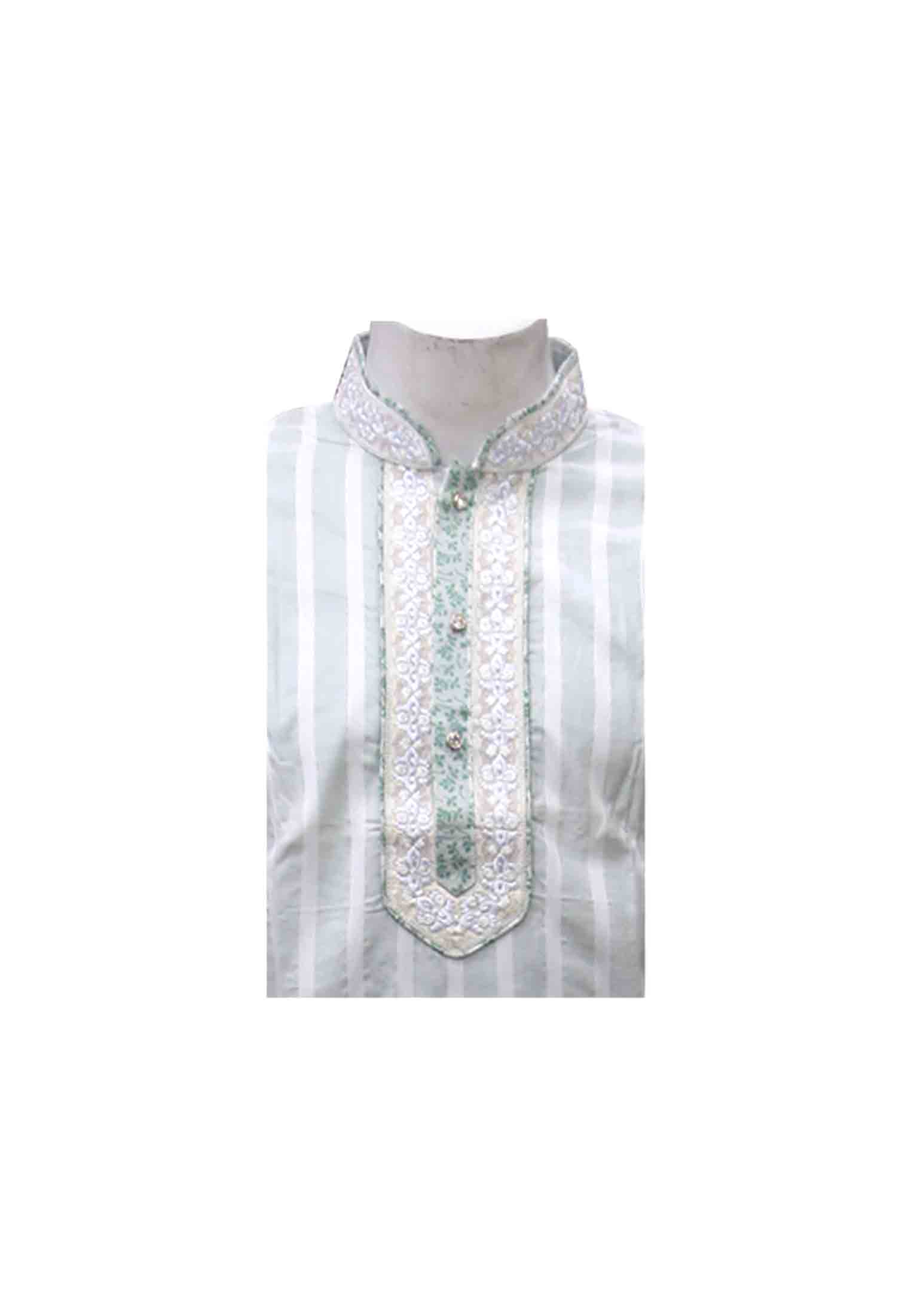Neck embroidery cotton deshi panjabi