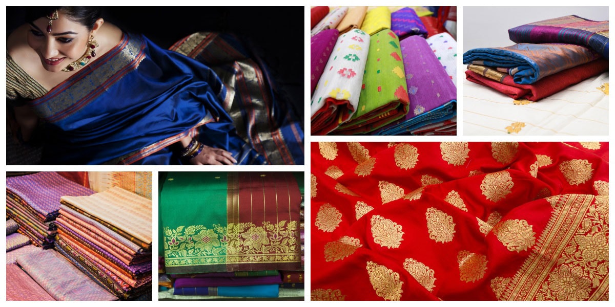 Pure Silk Sarees: Buy Pattu Sarees Online | Wedding Silk Sarees at Pothys